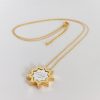 CELESTIAL NECKLACE - Clear Crystal, Rhodium+Gold Plating - Image 4