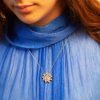 CELESTIAL NECKLACE - Clear Crystal, Rhodium+Gold Plating - Image 6