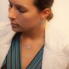 LUMINOUS EARRINGS - Blue Sapphire, Rhodium Plating - Image 4